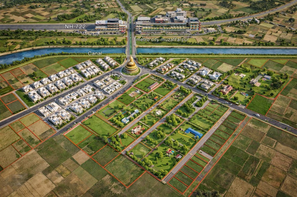 Metro City Layout Plot Map
